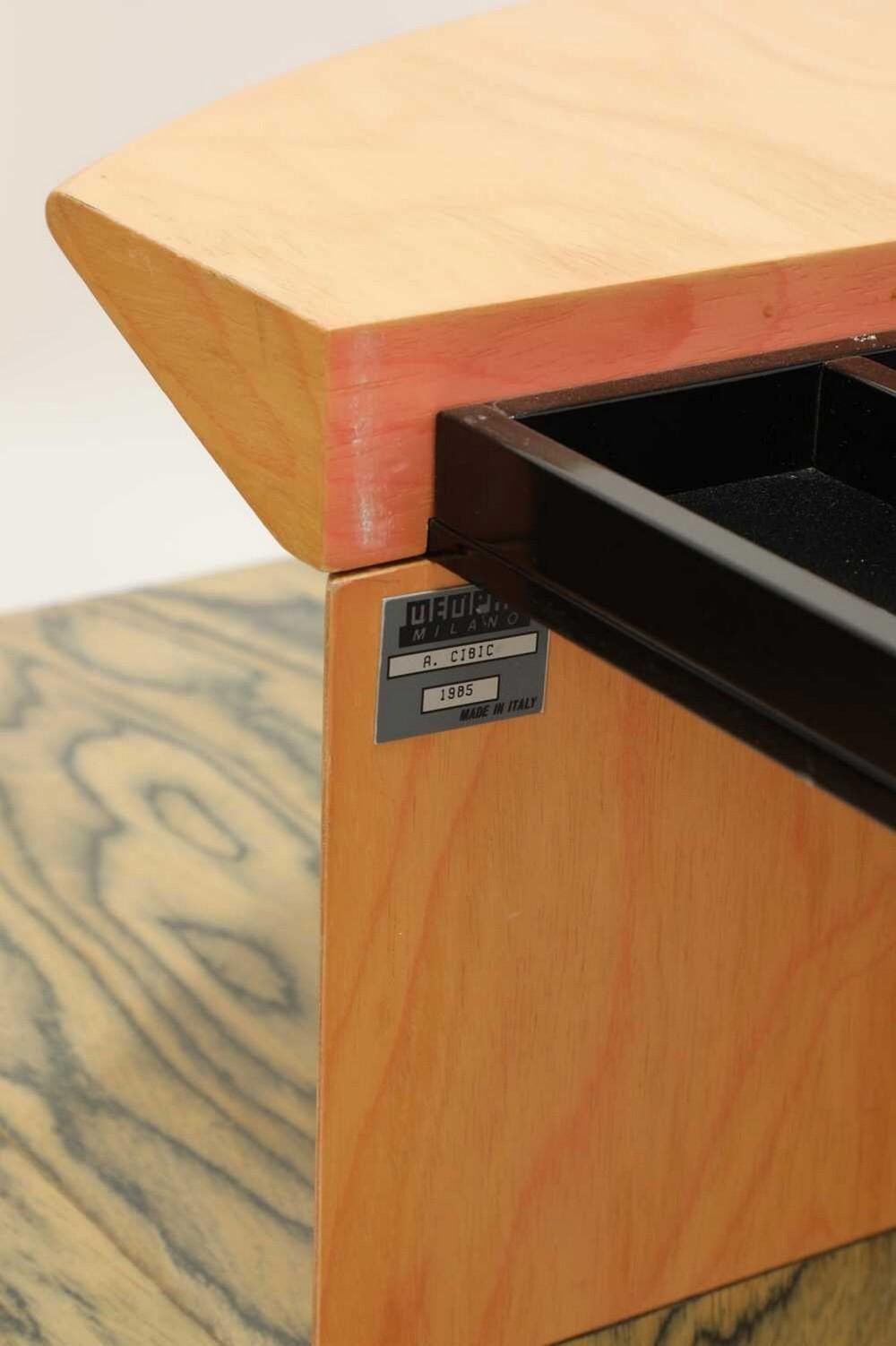 Sophia Desk by Aldo Cibic for Memphis Milano