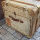 Malle auto travel trunk made of pigskin
