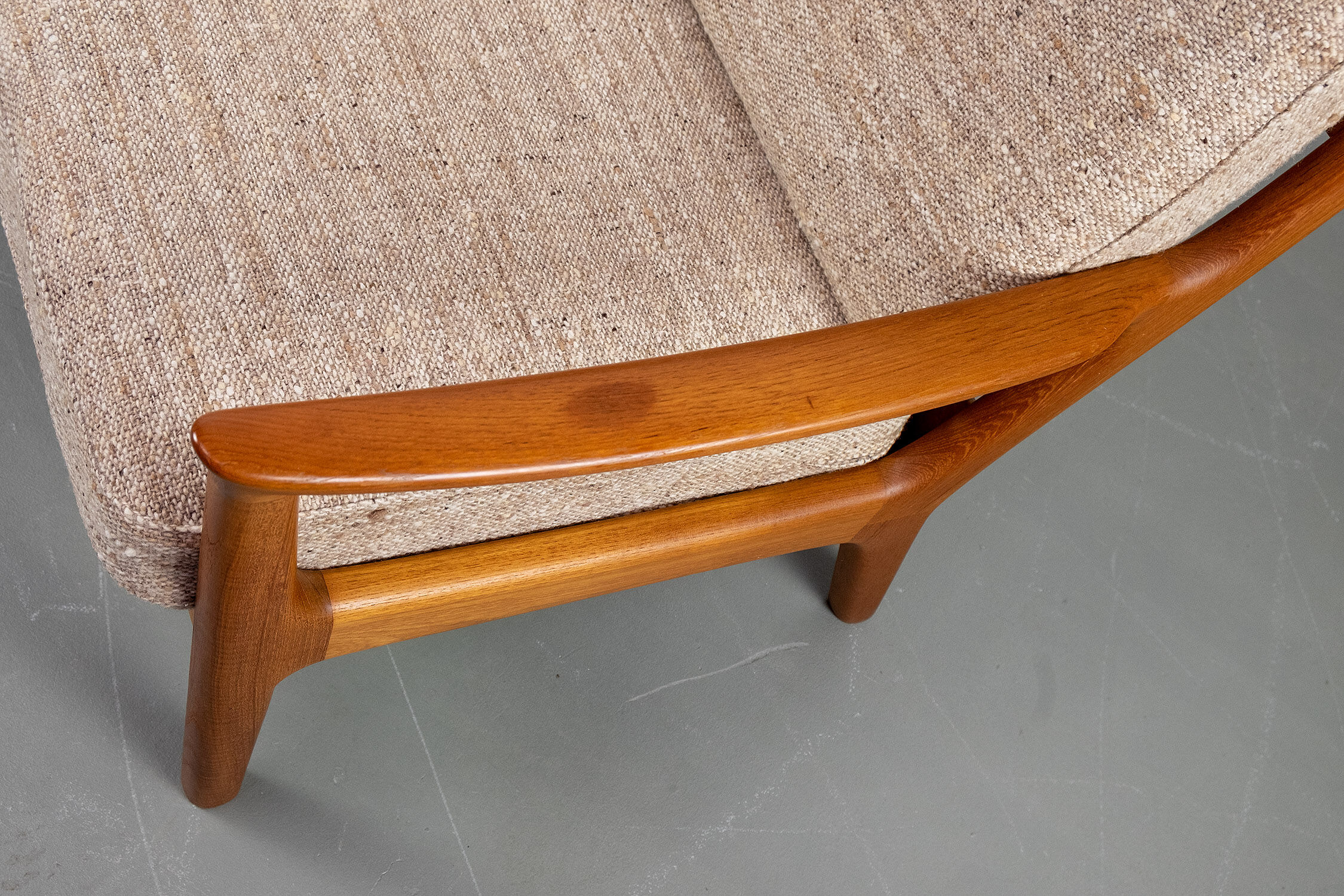 Vintage Teak 3 Seater Sofa by Juul Kristensen, 1960