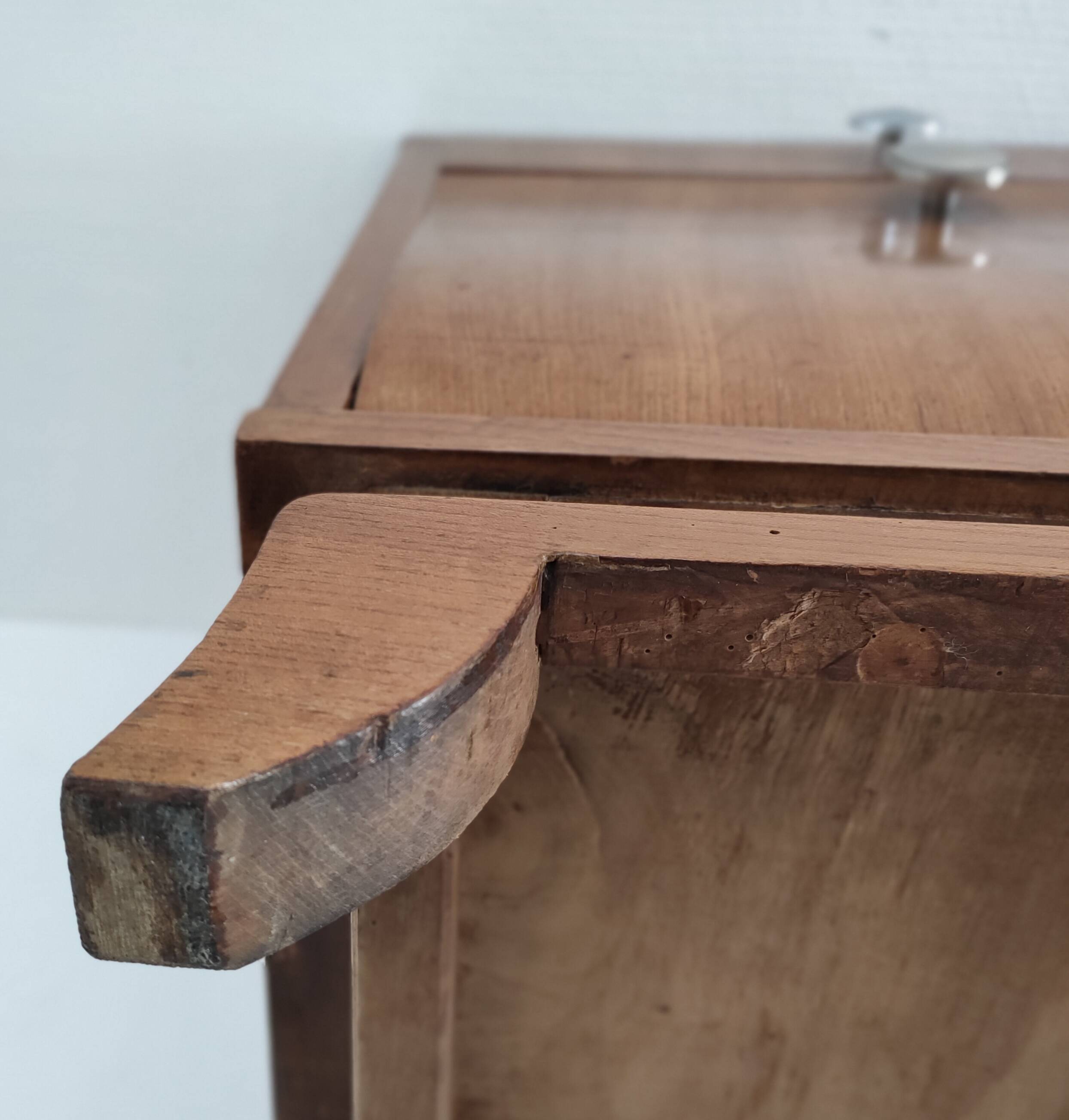 60s designer wooden bedside table