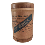 Old medicinal grocery box