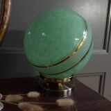 Green art-deco lamp