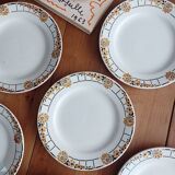 Set of 6 Ceranord dinner plates