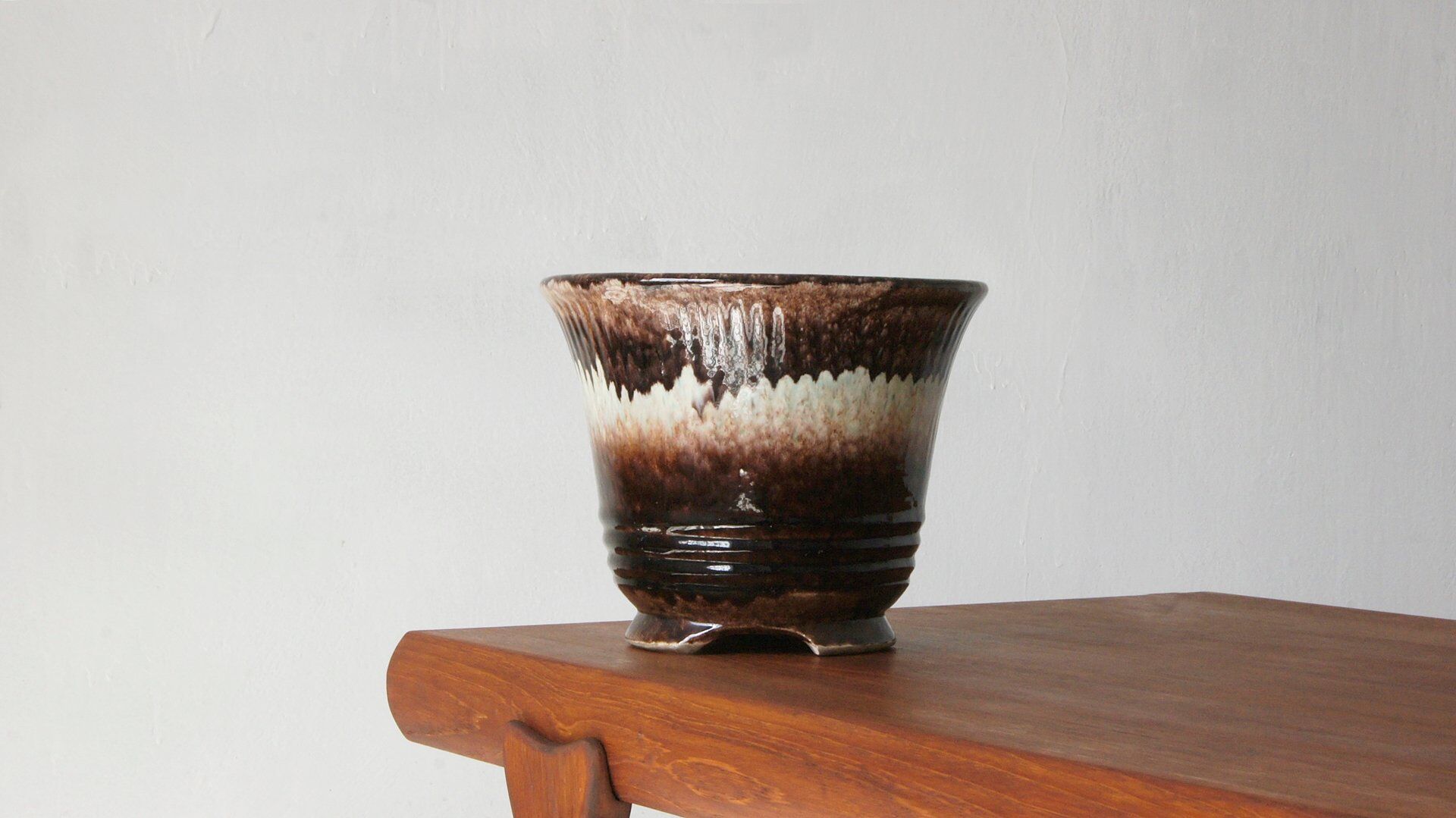 Vintage French Ceramic Plant Pot