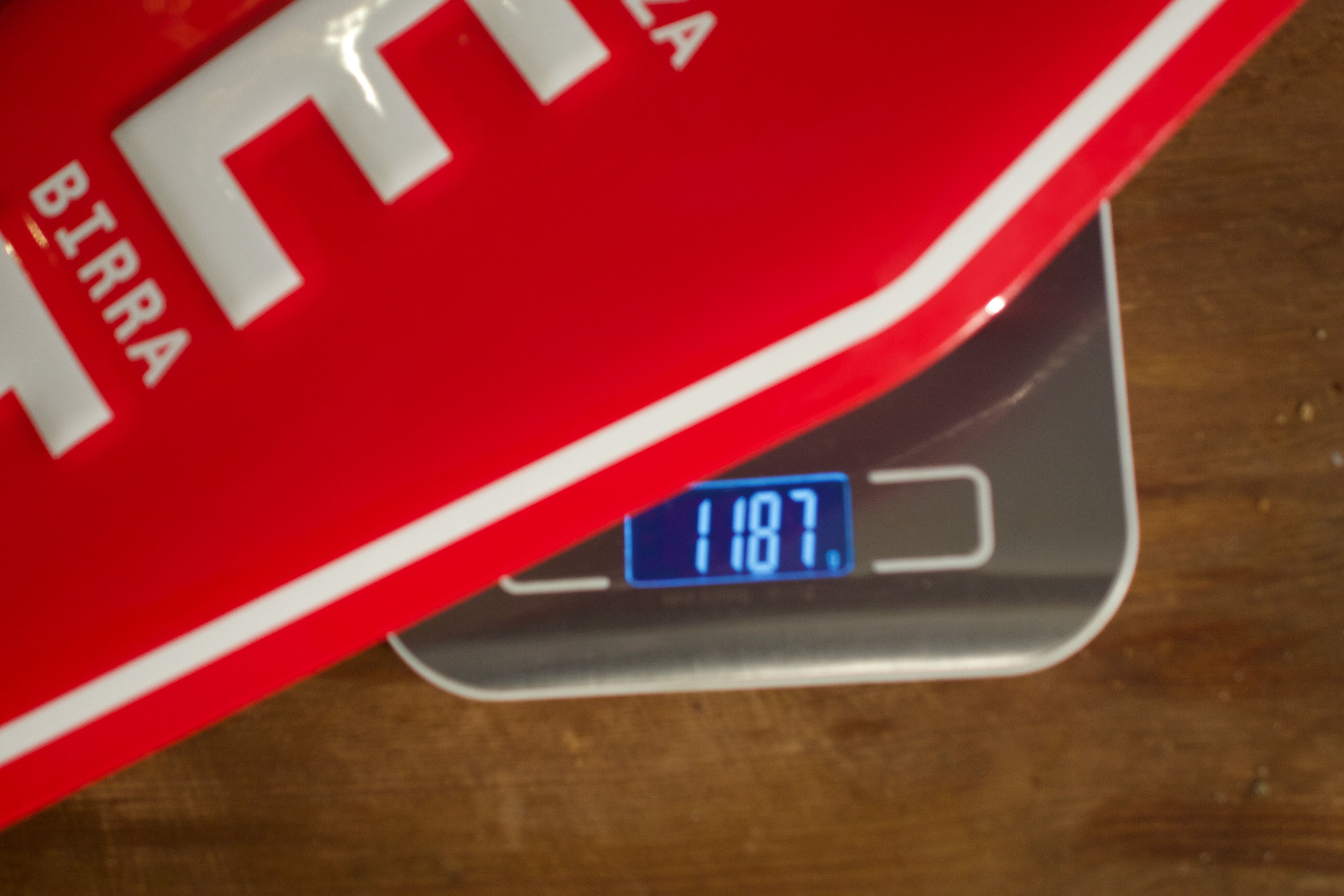 Advertising enamel sheet for the famous Belgian beer brand Vedett