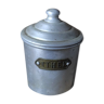 Pot à épices boite gigogne aluminium laiton thé ancien vintage