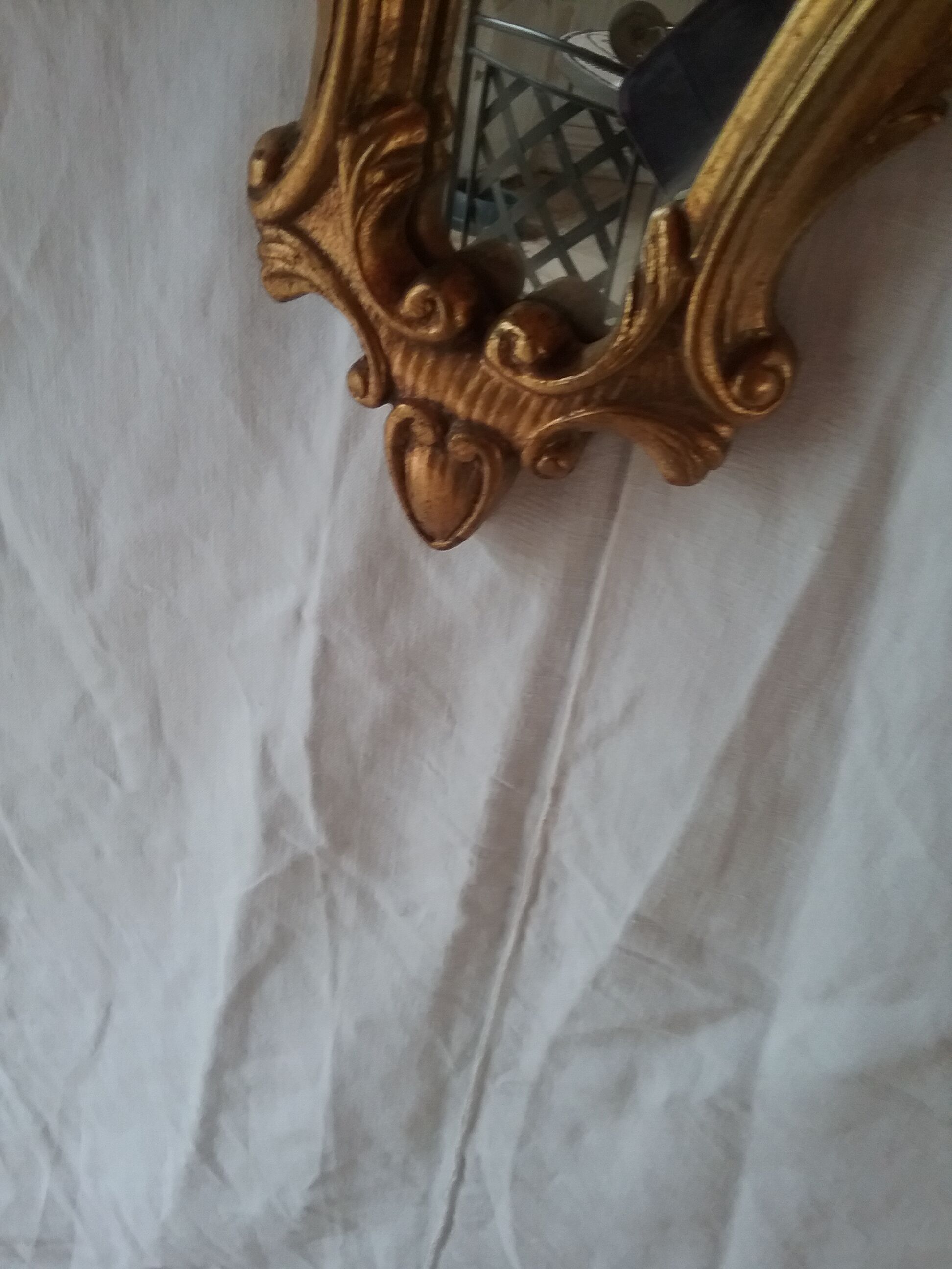 Golden mirror - 70x41cm