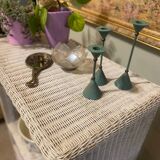 Vintage white wicker furniture