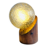 Lampe de table sphérique par Hustadt Leuchten, Allemagne, vers les années 1970.