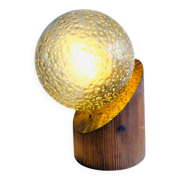 Lampe de table sphérique par Hustadt Leuchten, Allemagne, vers les années 1970.