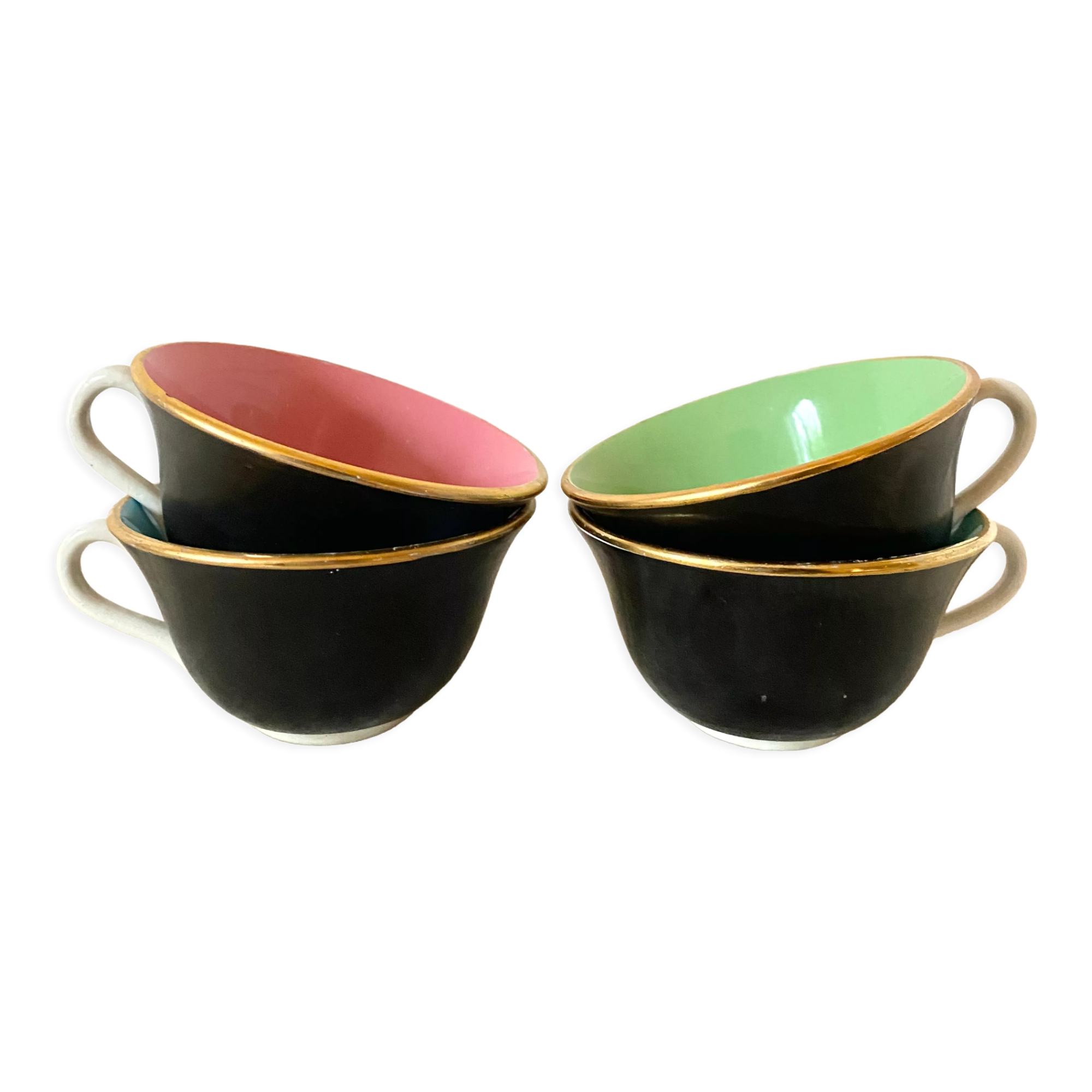 Digoin Sarreguemines Cups