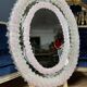 Oval Venice mirror from the 50s in Murano glass
