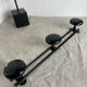 Vintage metal wall coat rack