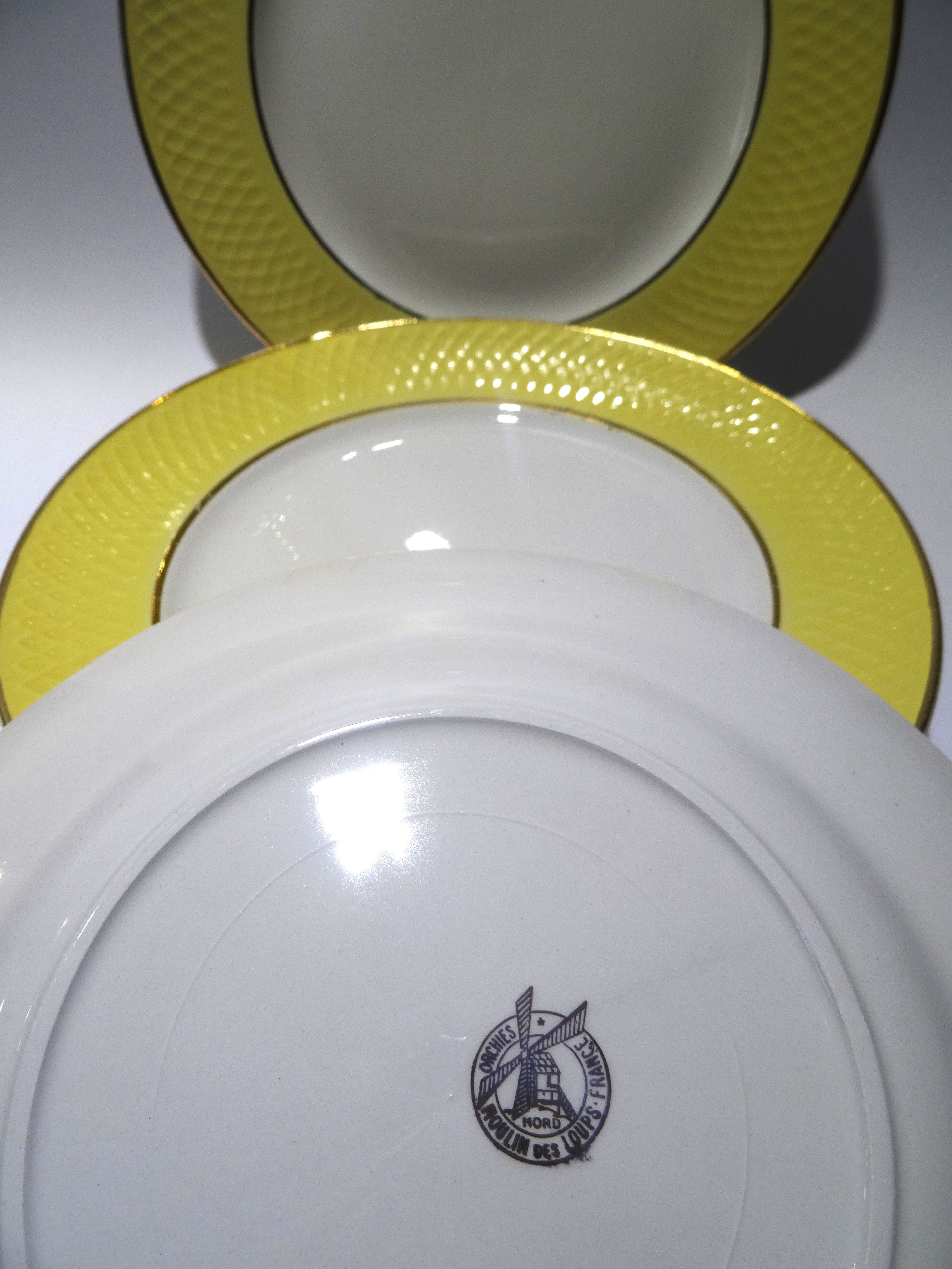 Dessert plates Moulin des Loups