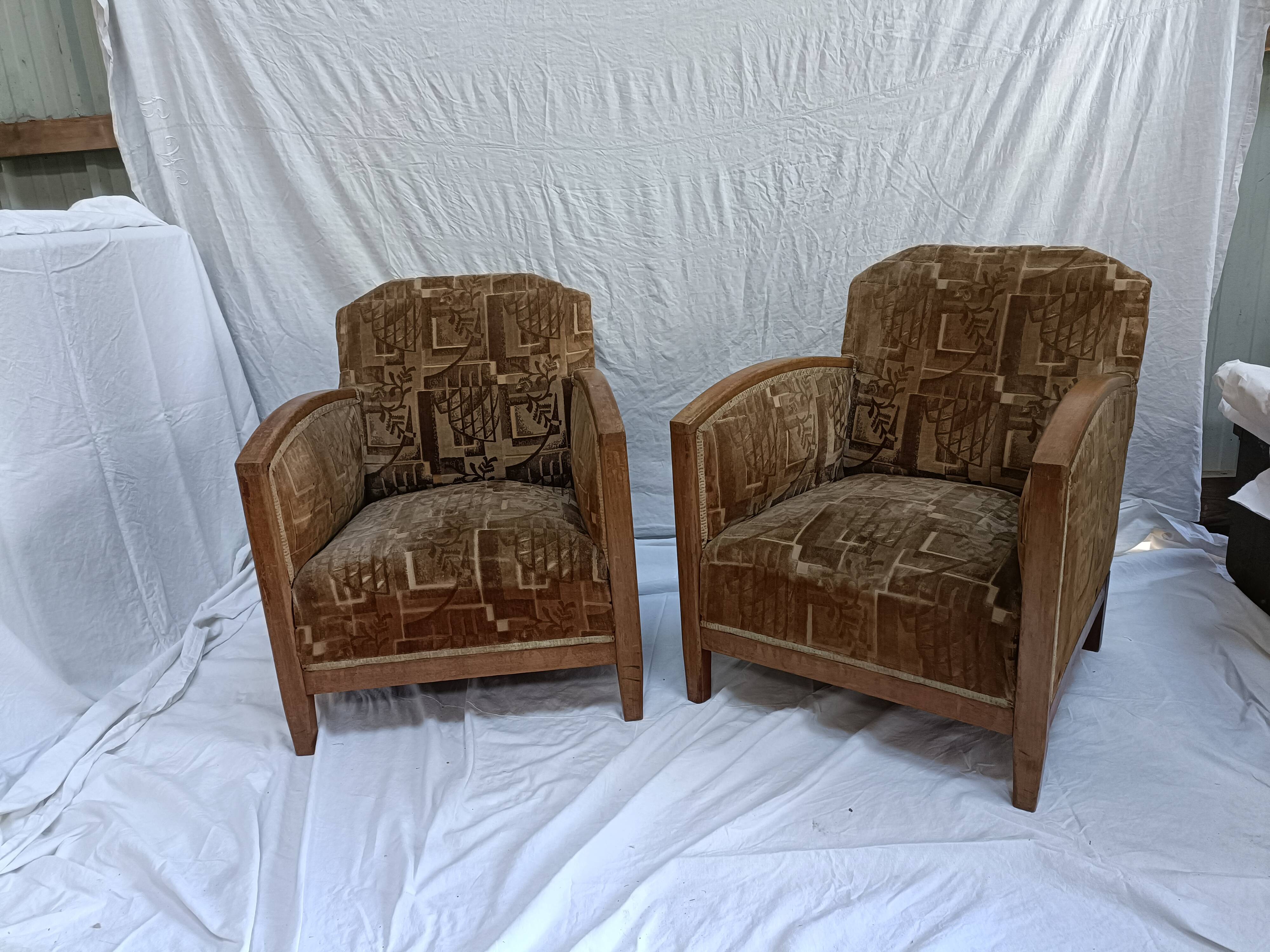 Paire de fauteuils ART DECO