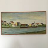 Tableau les maisons du canal