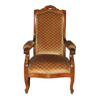 Napoleon III period children's armchair late nineteenth