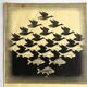 Original exhibition poster after escher, netherlands institute of paris, 1973