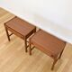 Pair of Scandinavian wooden bedside tables, 1960s