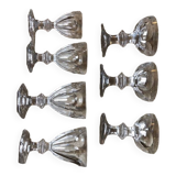 Set of 7 baccarat glasses, Harcourt model