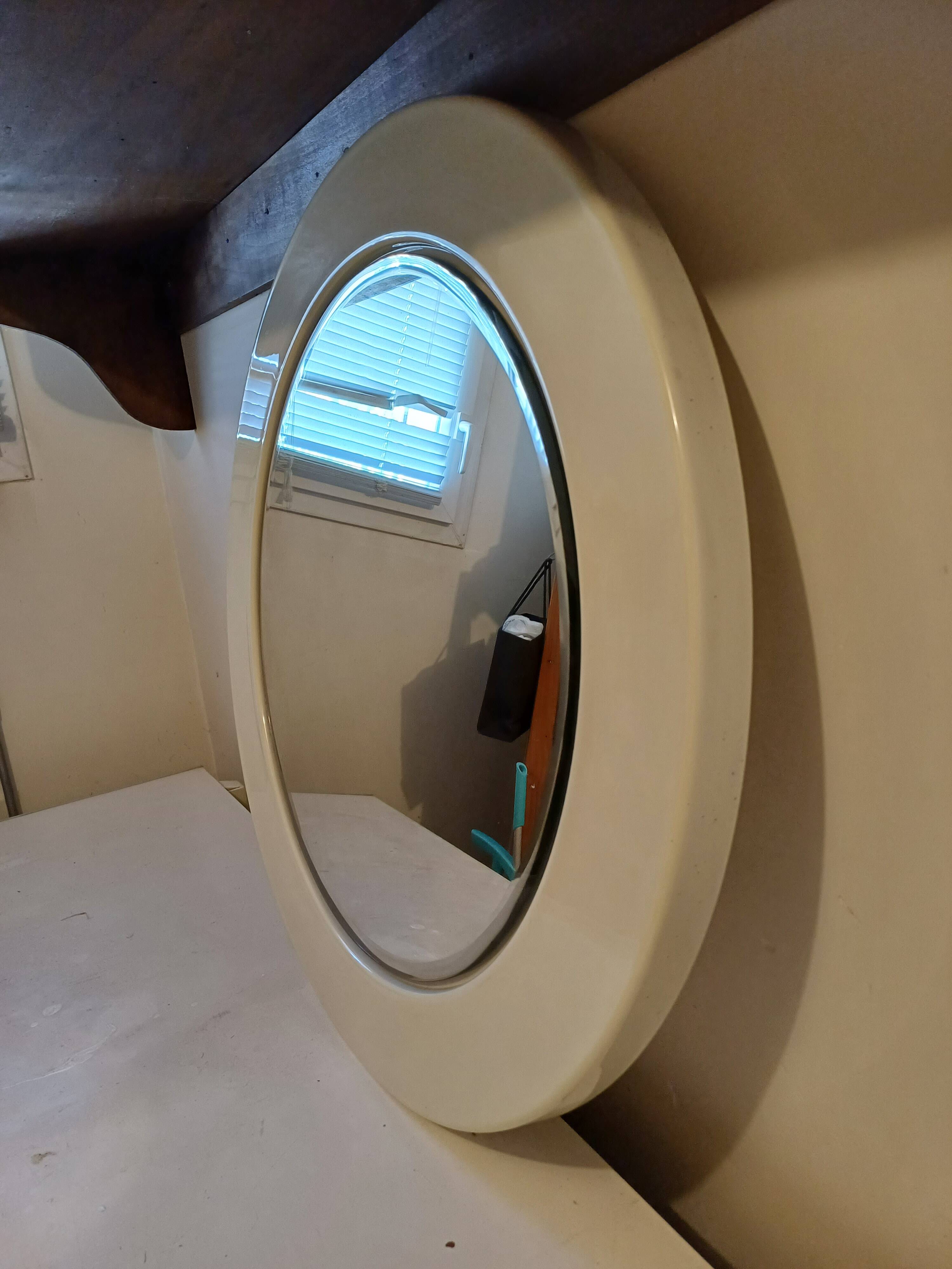 Vintage Italian Mirror from the 70s Cattanéo