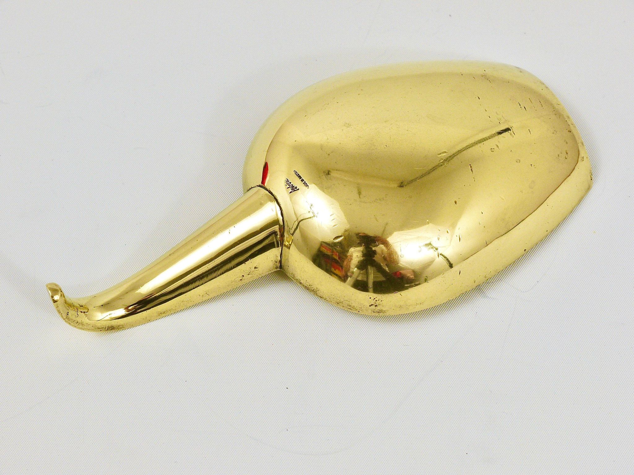 Carl Auböck Bowl or Scoop Ashtray Midcentury with Handle, Brass, Austria, 1950s