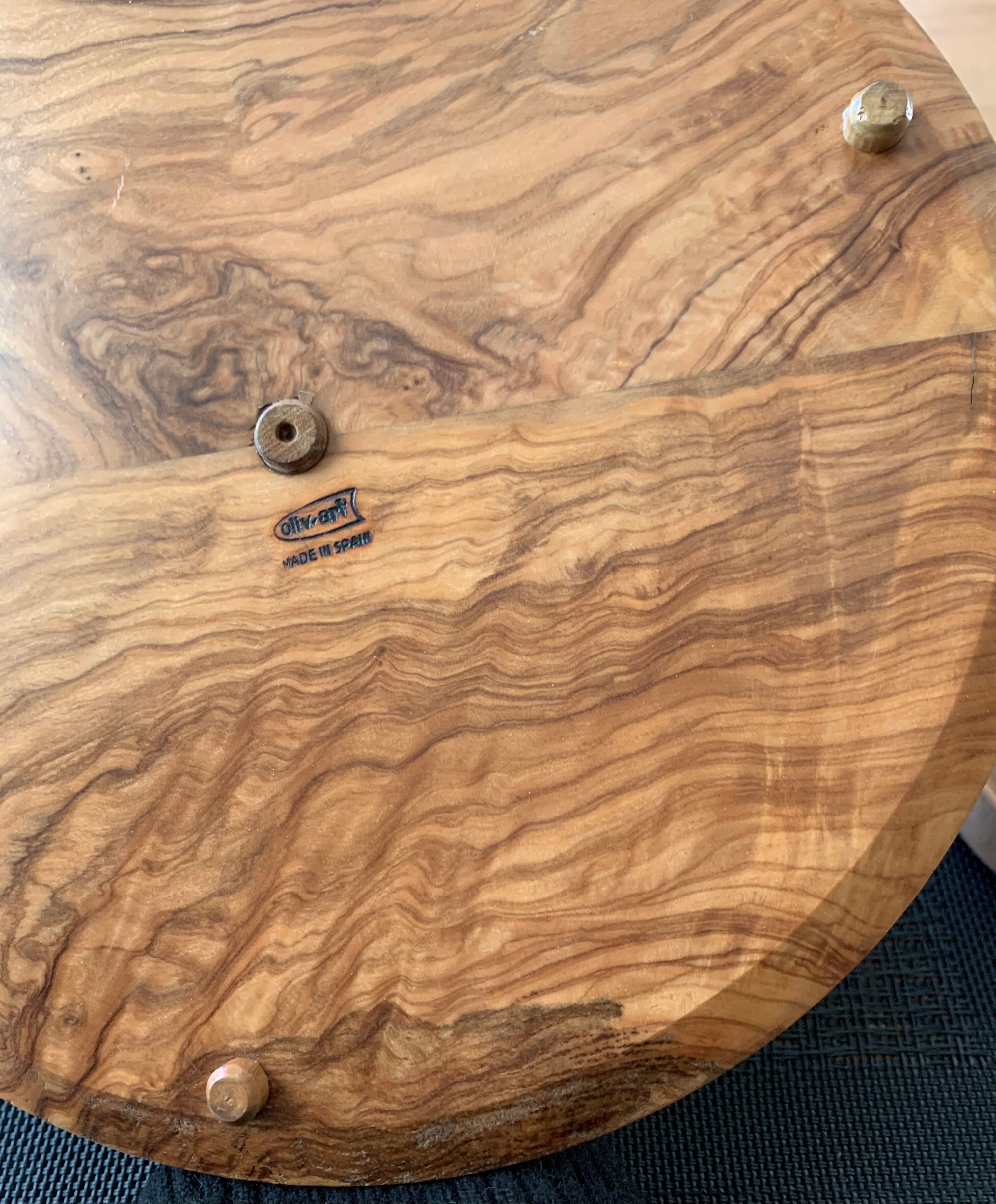 Servant aperitif in olive tree