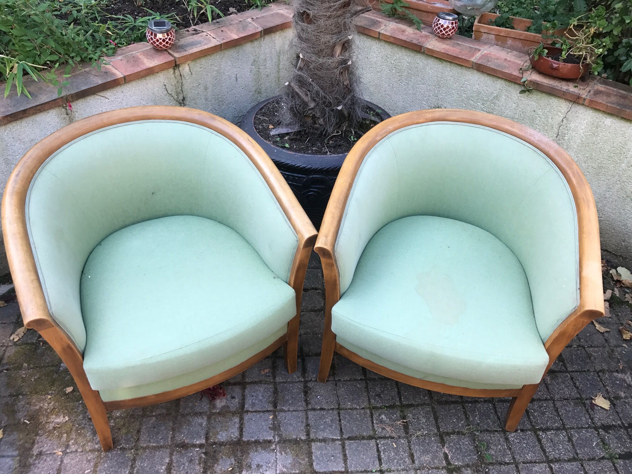 Pair of armchairs