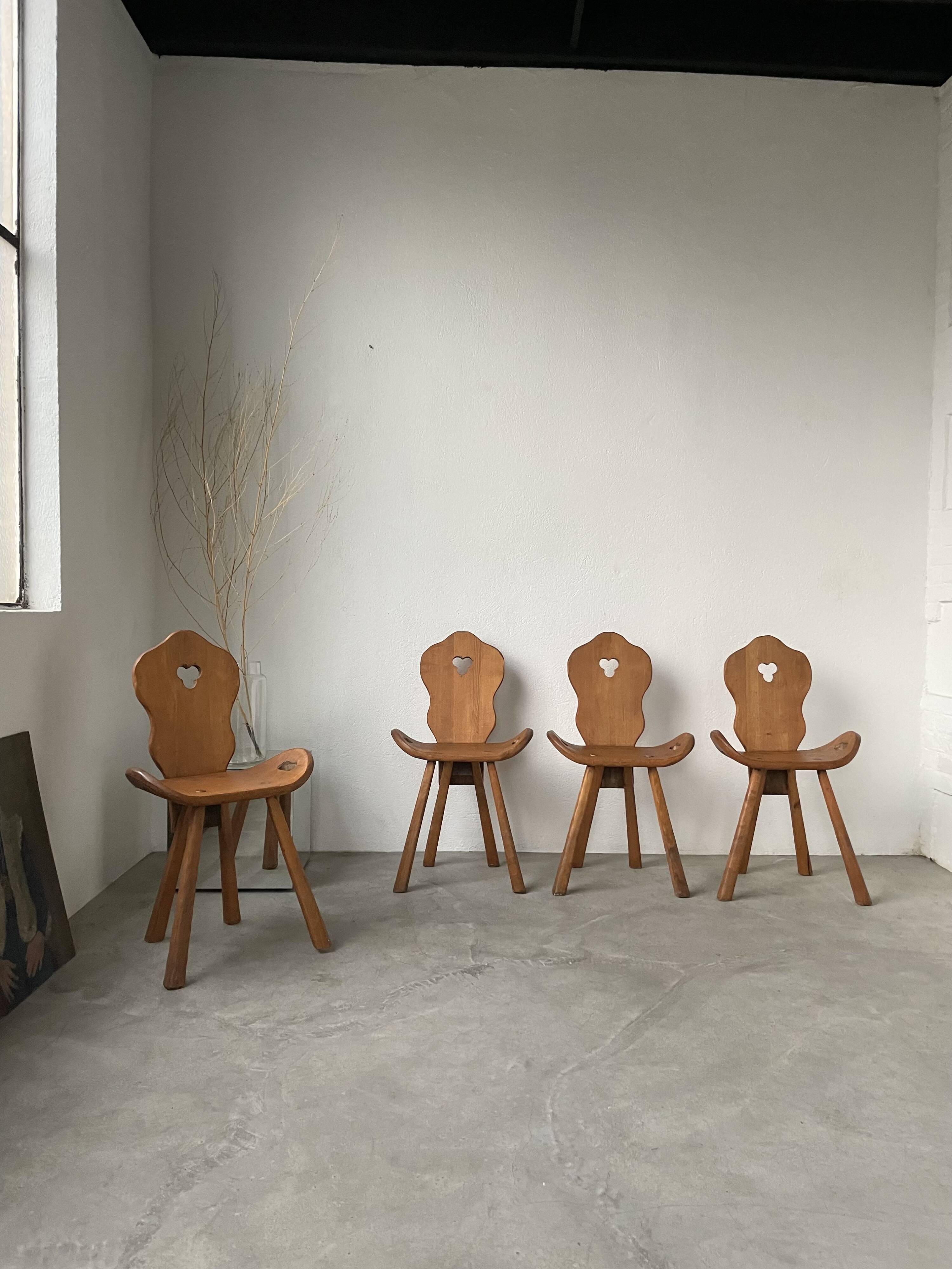 Oak mountain chalet chairs