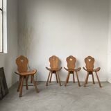 Oak mountain chalet chairs