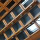 Very large Dutch oak showcase for grocery or haberdashery, 1920s-1930s