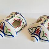 2 Vintage ceramic wall lights