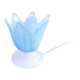 Lampe fleur verre vintage