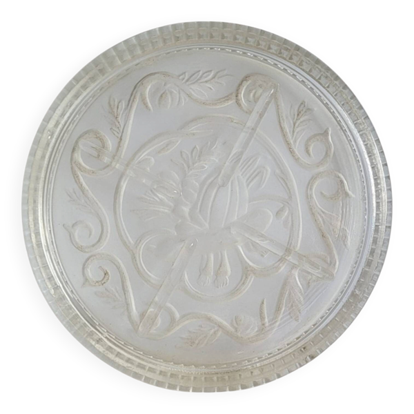 Dessous de bouteille verre Art Nouveau