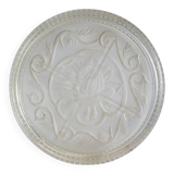 Art Nouveau glass coaster