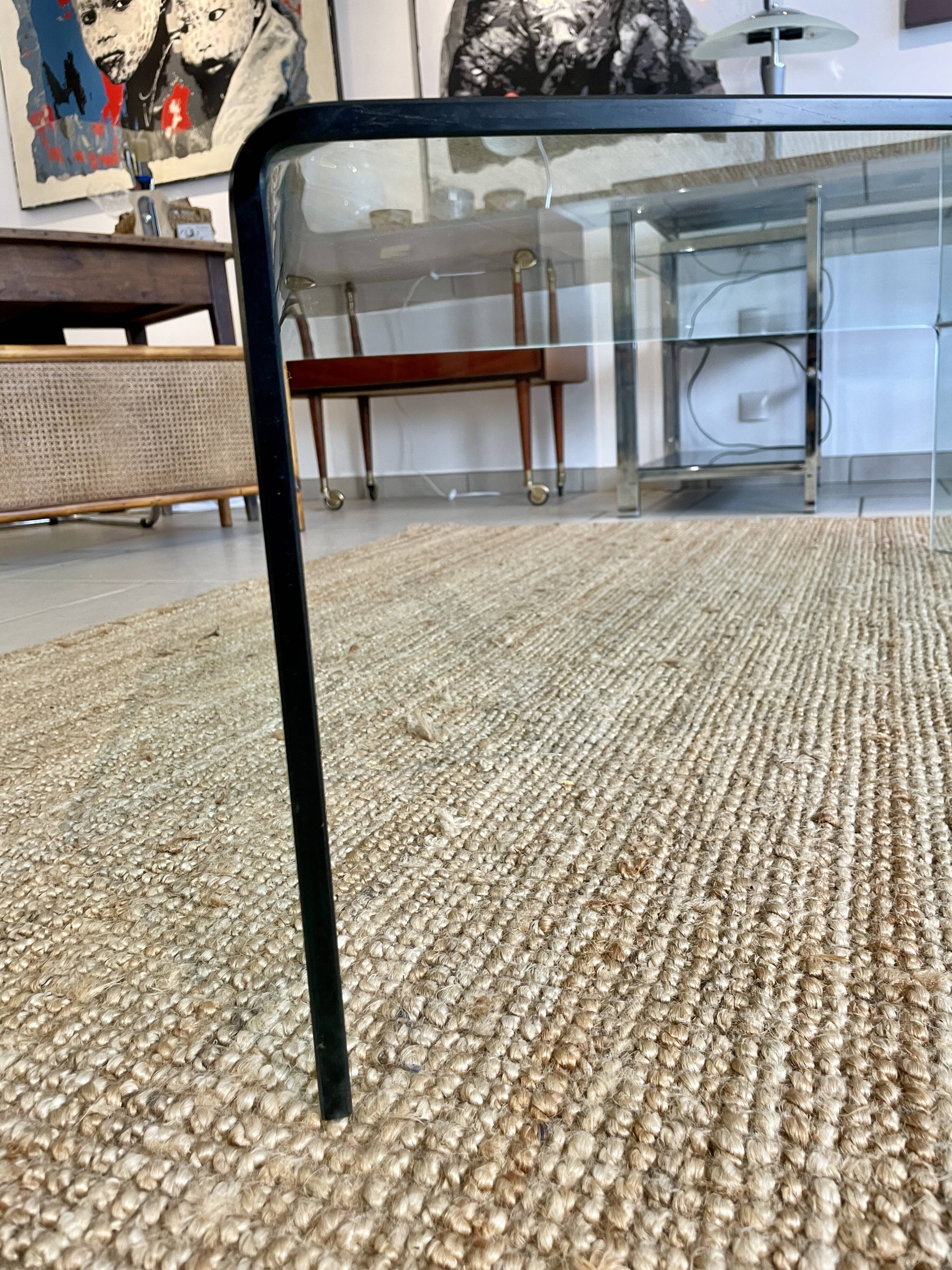 Tempered glass coffee table