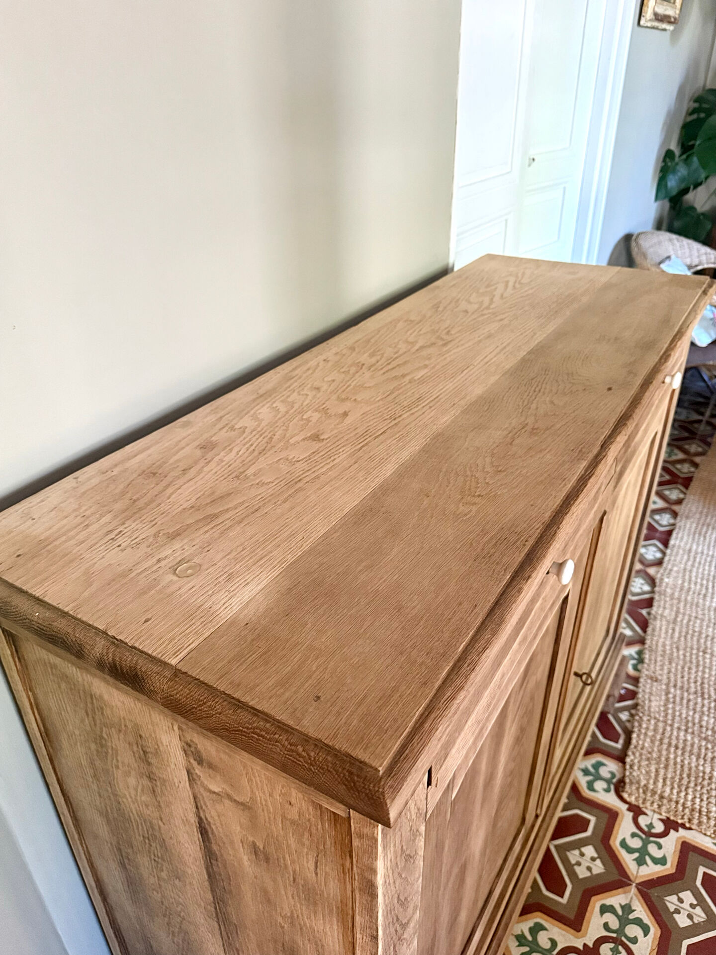 Solid oak sideboard