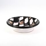 Ceramic checkerboard pocket emptier by Robert Picault, Vallauris