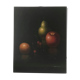 Nature morte fruits sur fond noir
