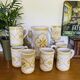 Vintage Italian ceramic orangeade service