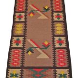 Carpet kilim of years 60-68 x 152 cm
