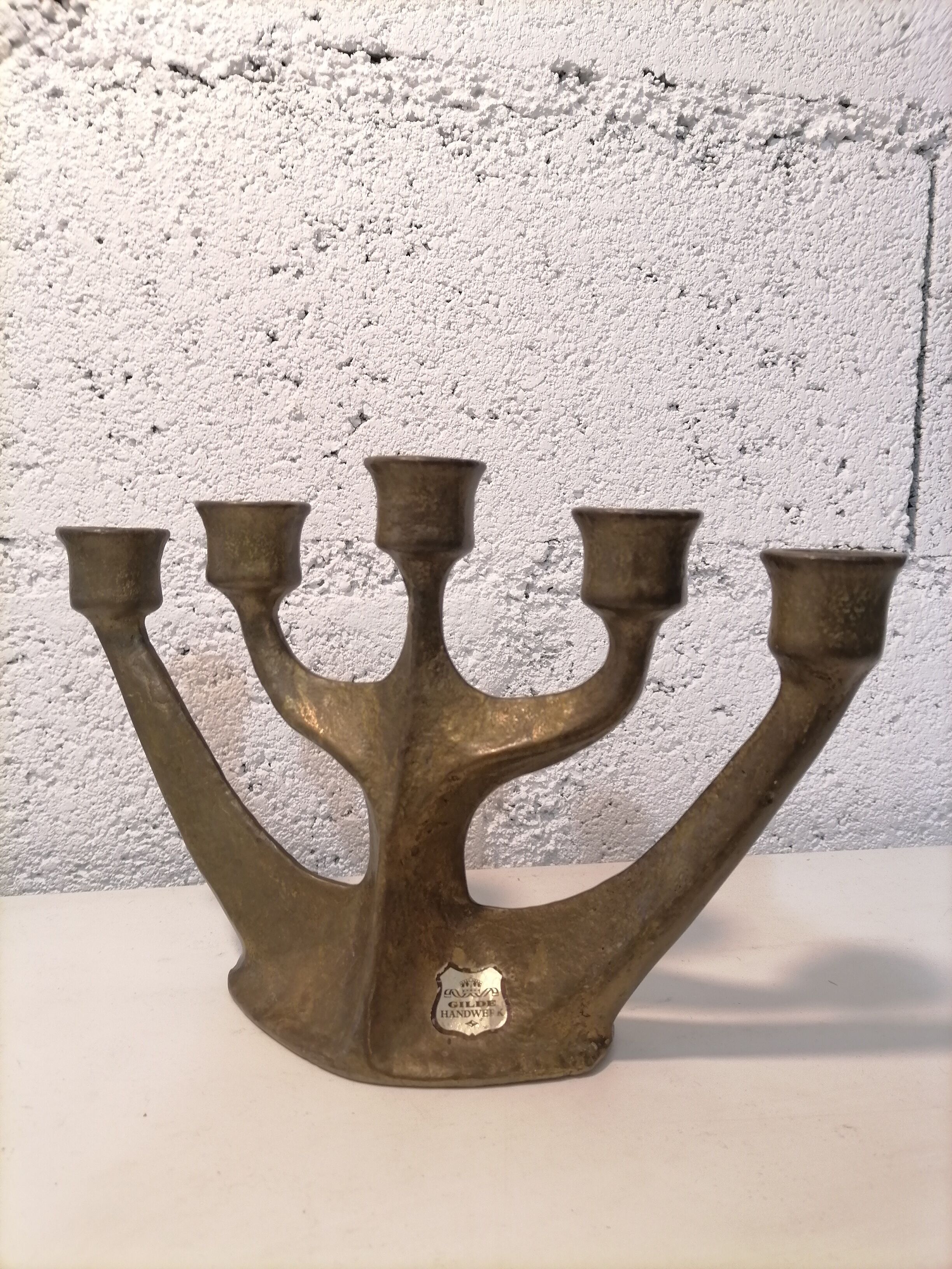 Bronze chandelier 1960