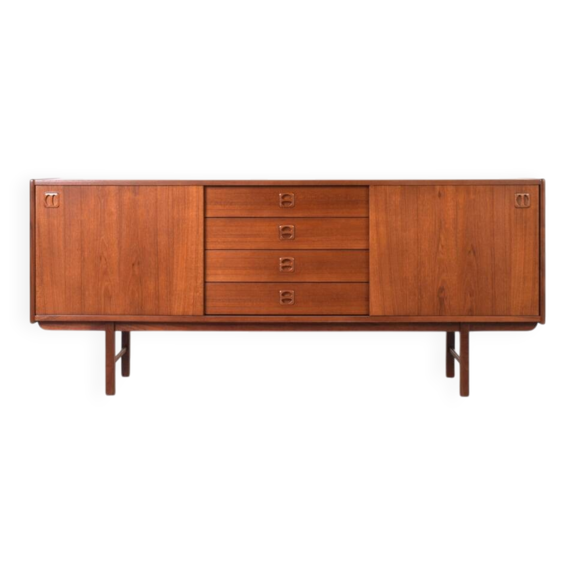 Buffet en teck du milieu du siècle par Klippan Korsør pour Ikea, années 1960.