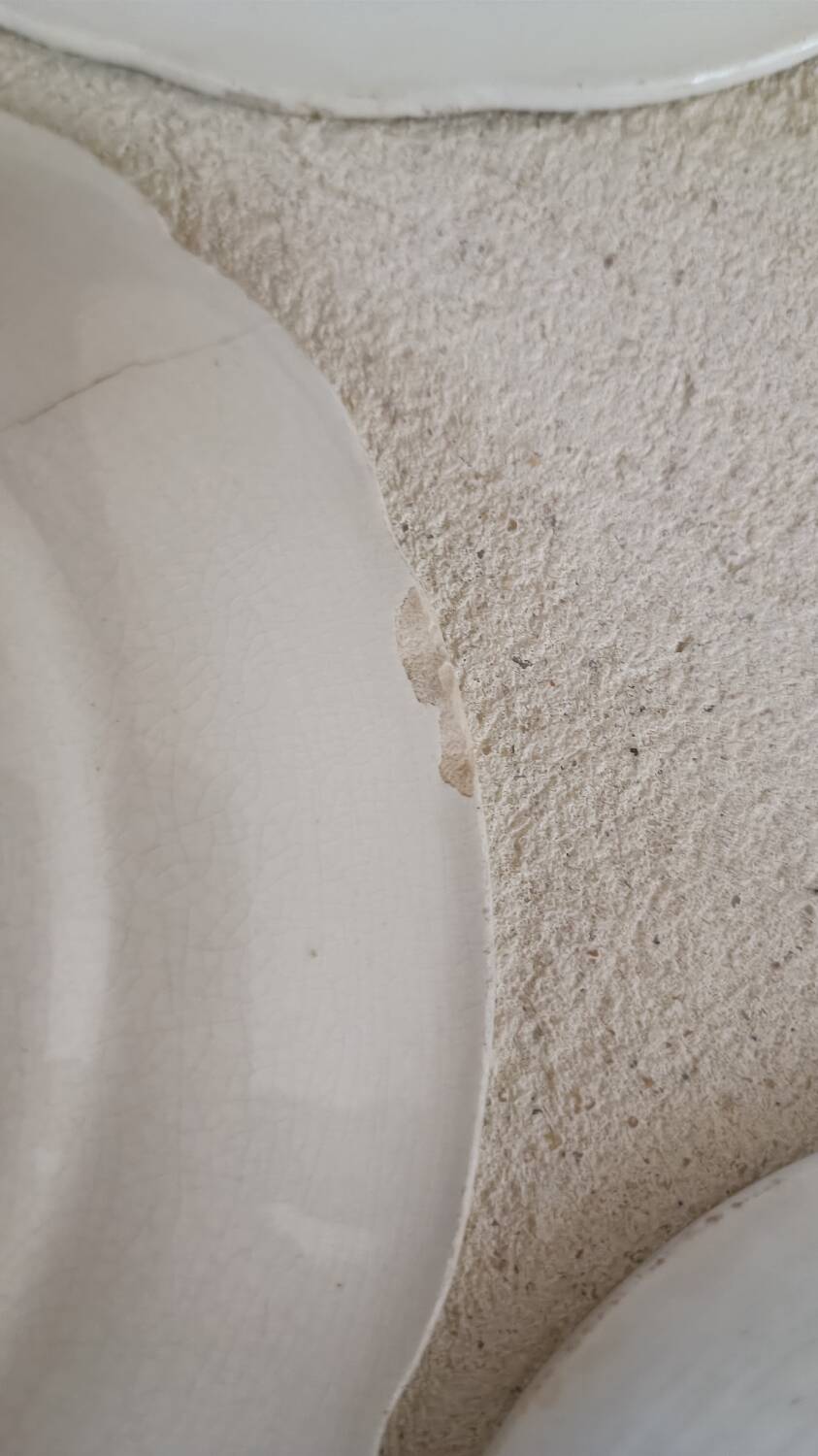 6 assiettes terre de fer Longwy