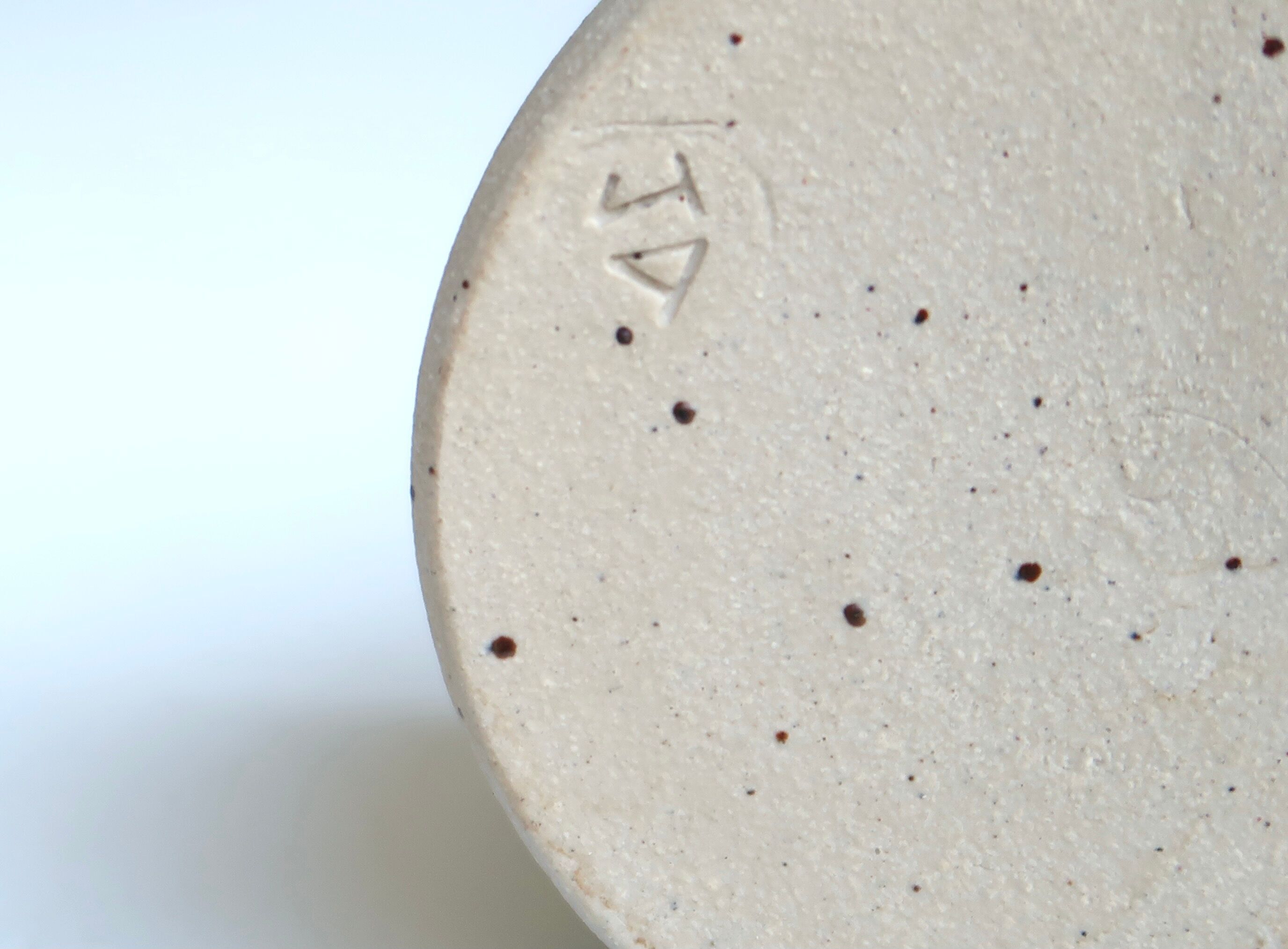 Beige ceramic creamer milk pot, 70s