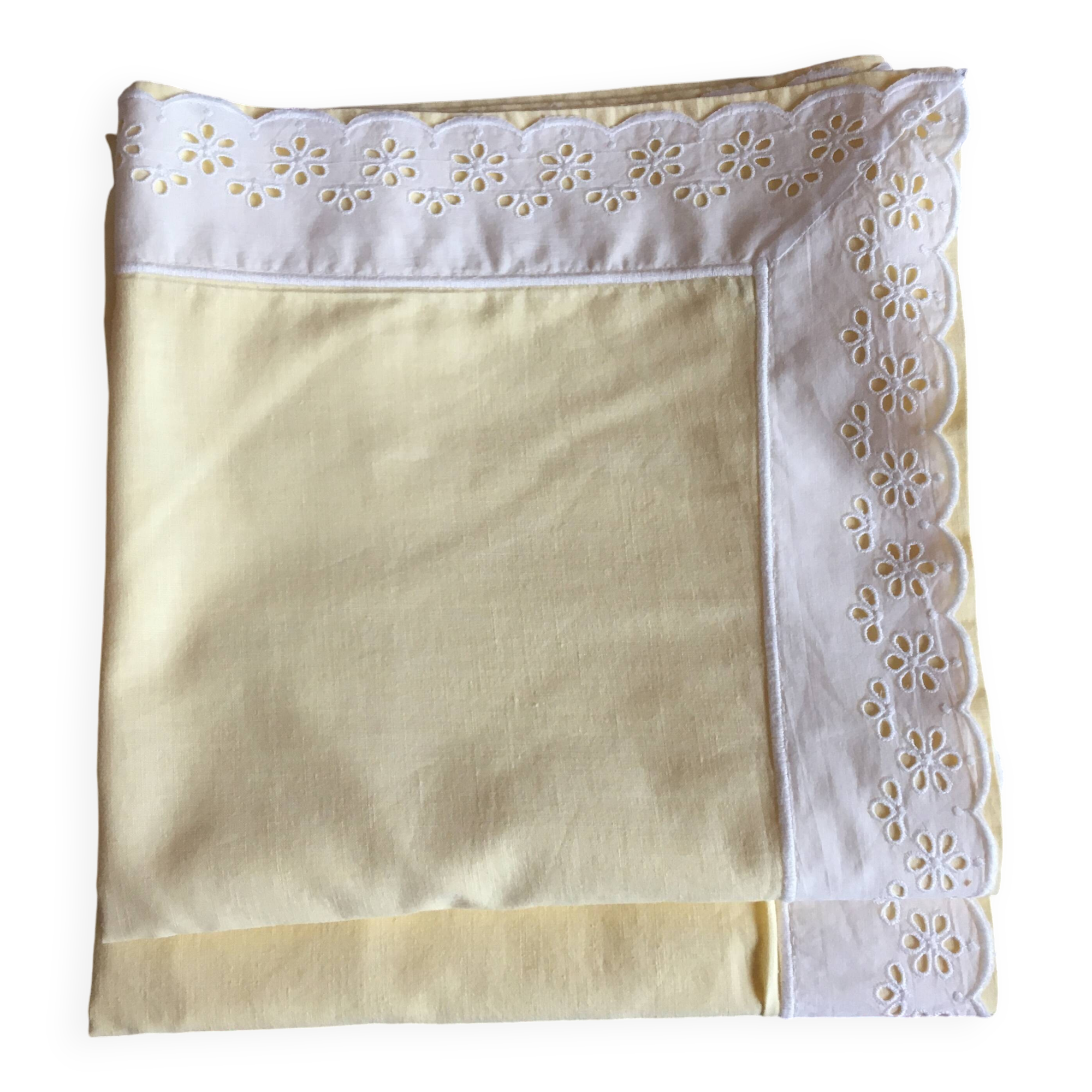 Pair of English style pillowcases