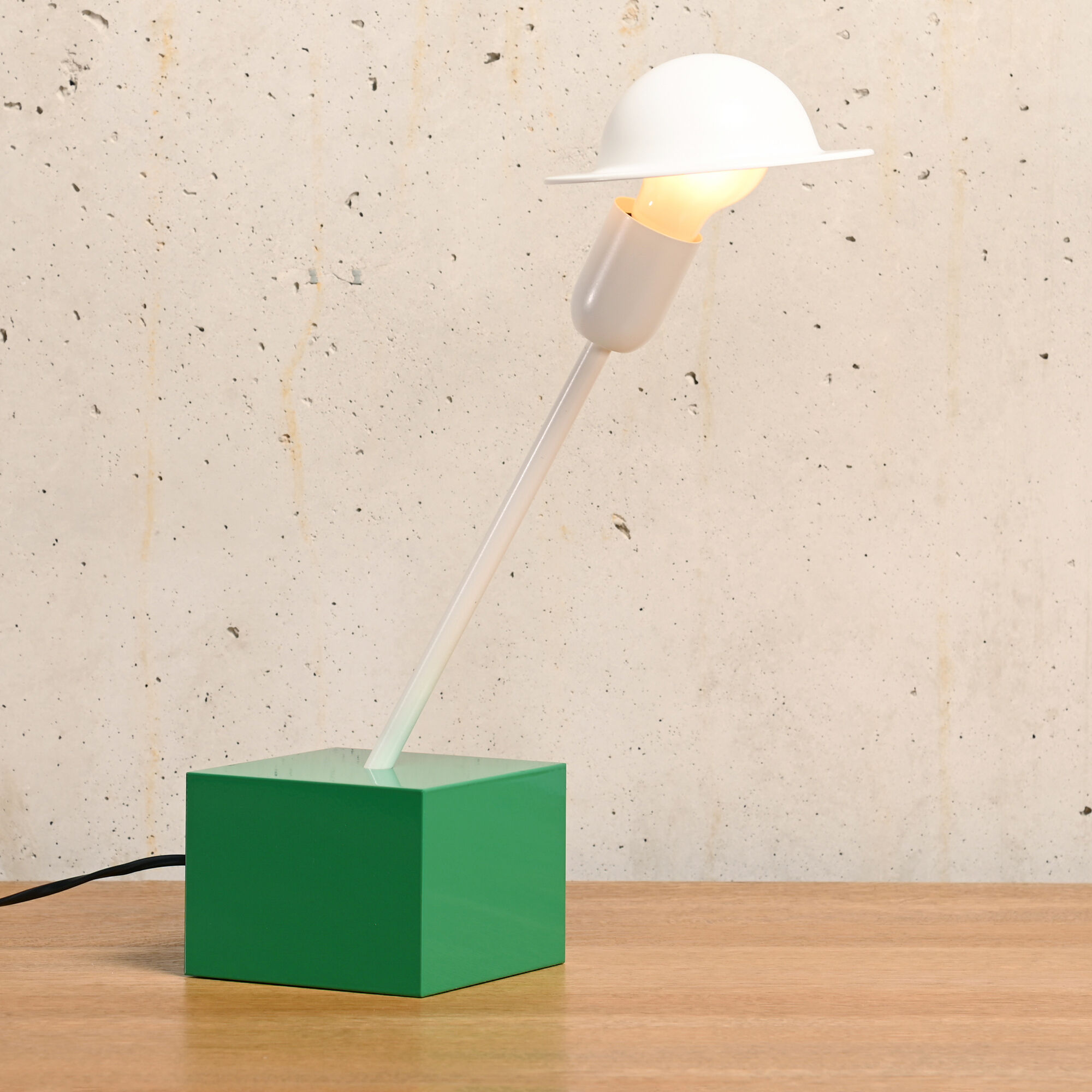 Ettore sottsass don table lamp for stilnovo, 1977
