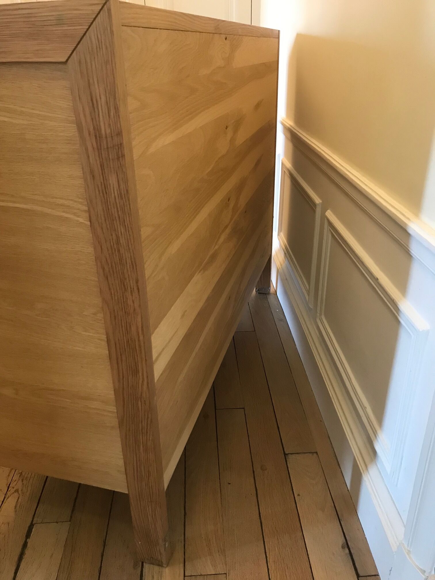 Chest of drawers 4 drawers in solid wood