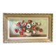 Painting on canvas bouquet of anemones