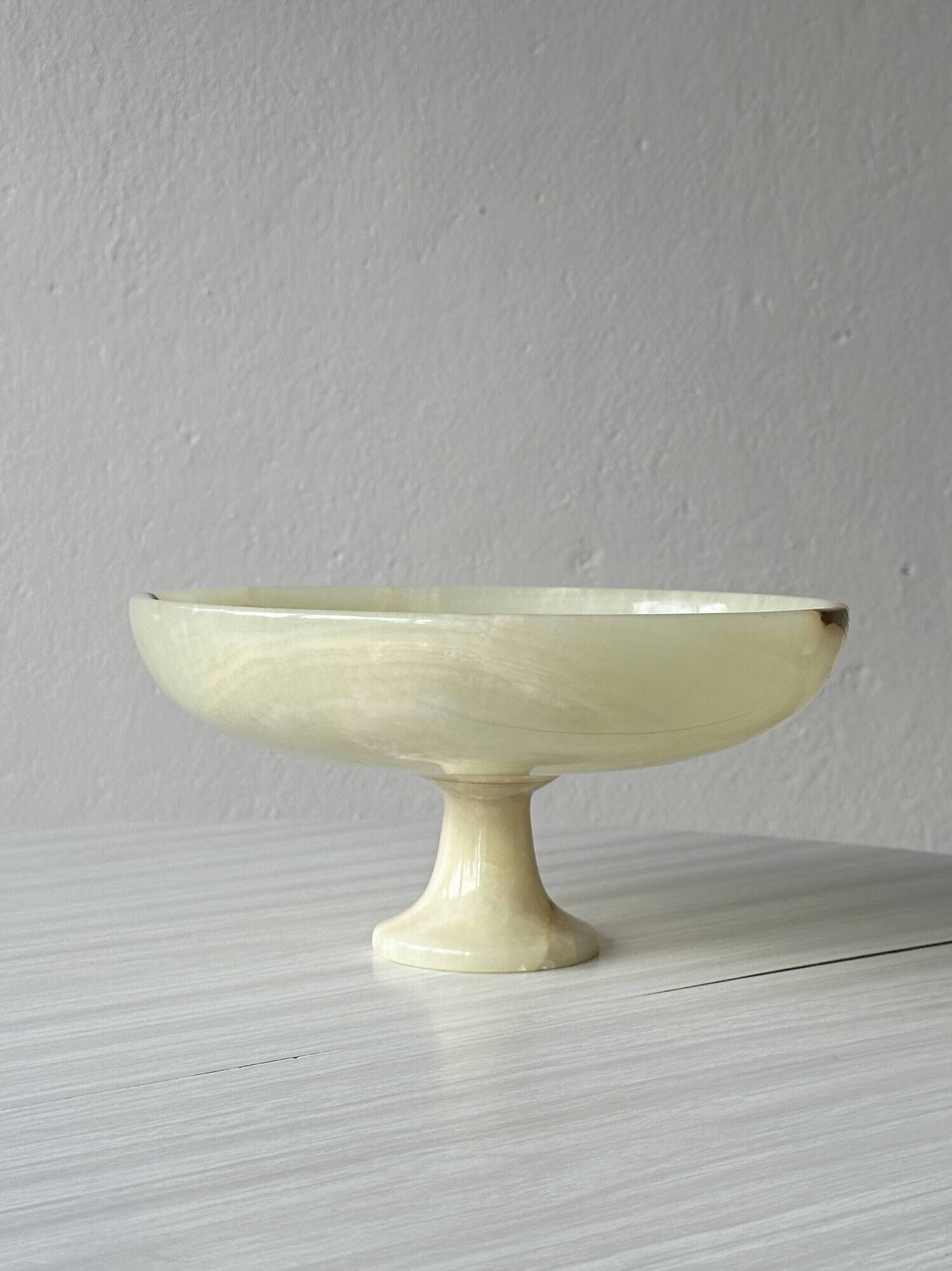 Coupe pied albâtre ancienne